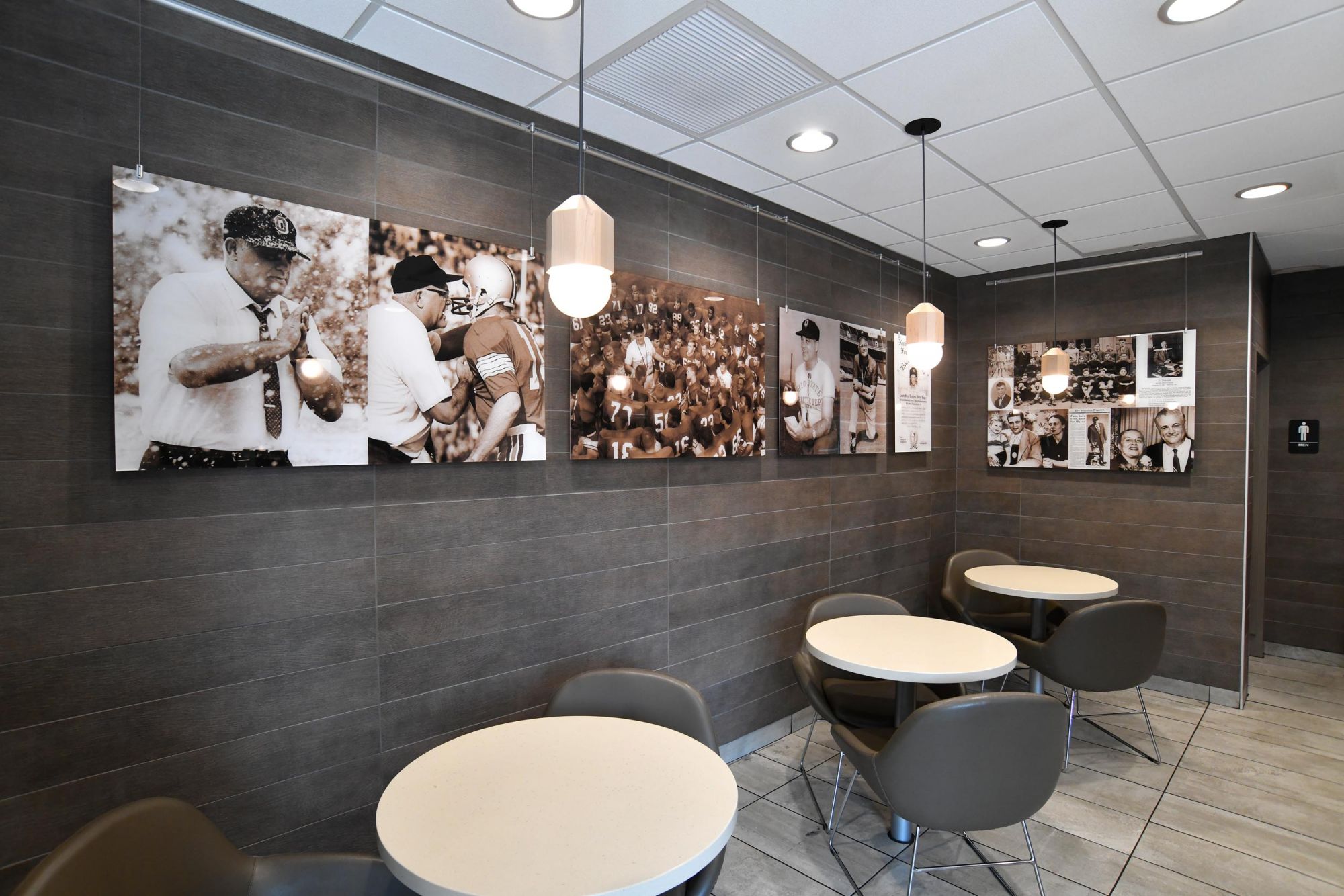 Newcomerstown McDonalds Restaurant Woody Hayes / Cy Young Exhibit
